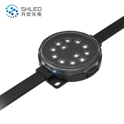 led single color full color changing pixel waterproof IP68 dmx led light dmx led pixel for facade lighting