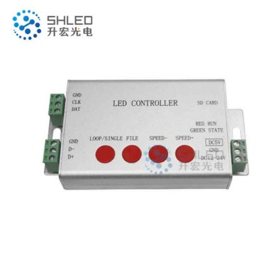 SD Card Control Full Color Programmable LED Controller Dimmers 2048pcs 0-10v Dimmer Controller for Lighting Product