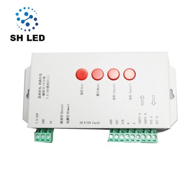 SPI signal output programmable T-1000 Offline Led Pixel ws2812 controller